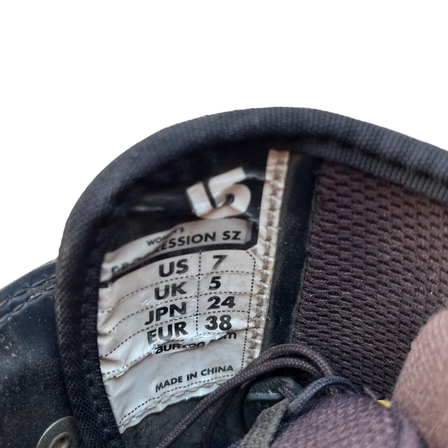 Botas Snowboard 38 / 7US / 24CM Burton Mission SZ