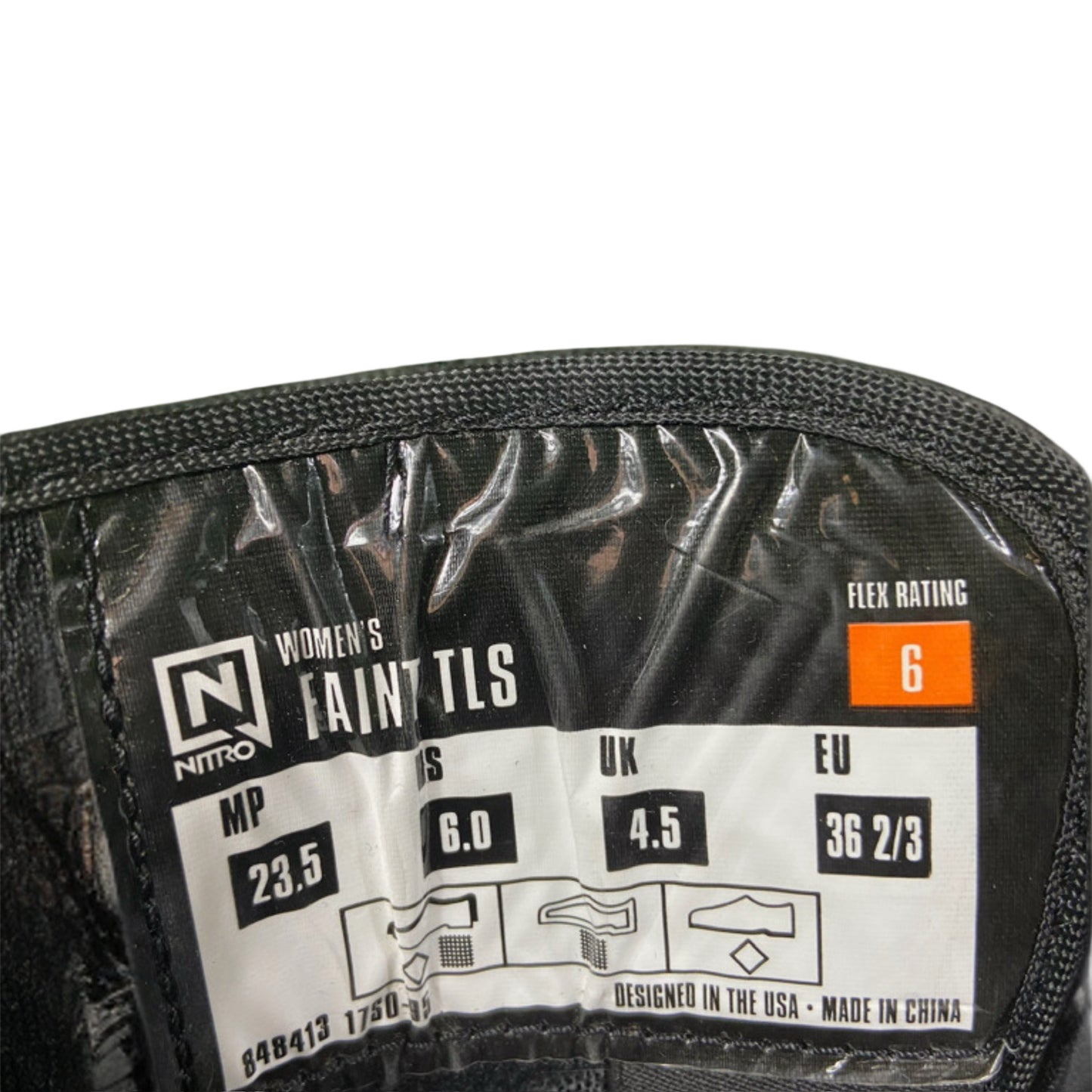 Botas Snowboard 36,5 / 6US / 23,5CM Nitro suela VIBRAM