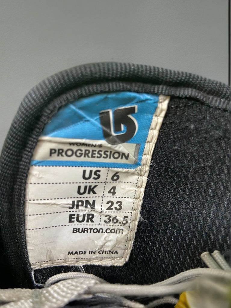 Botas Snowboard 36,5 / 6US / 23CM Burton Progression