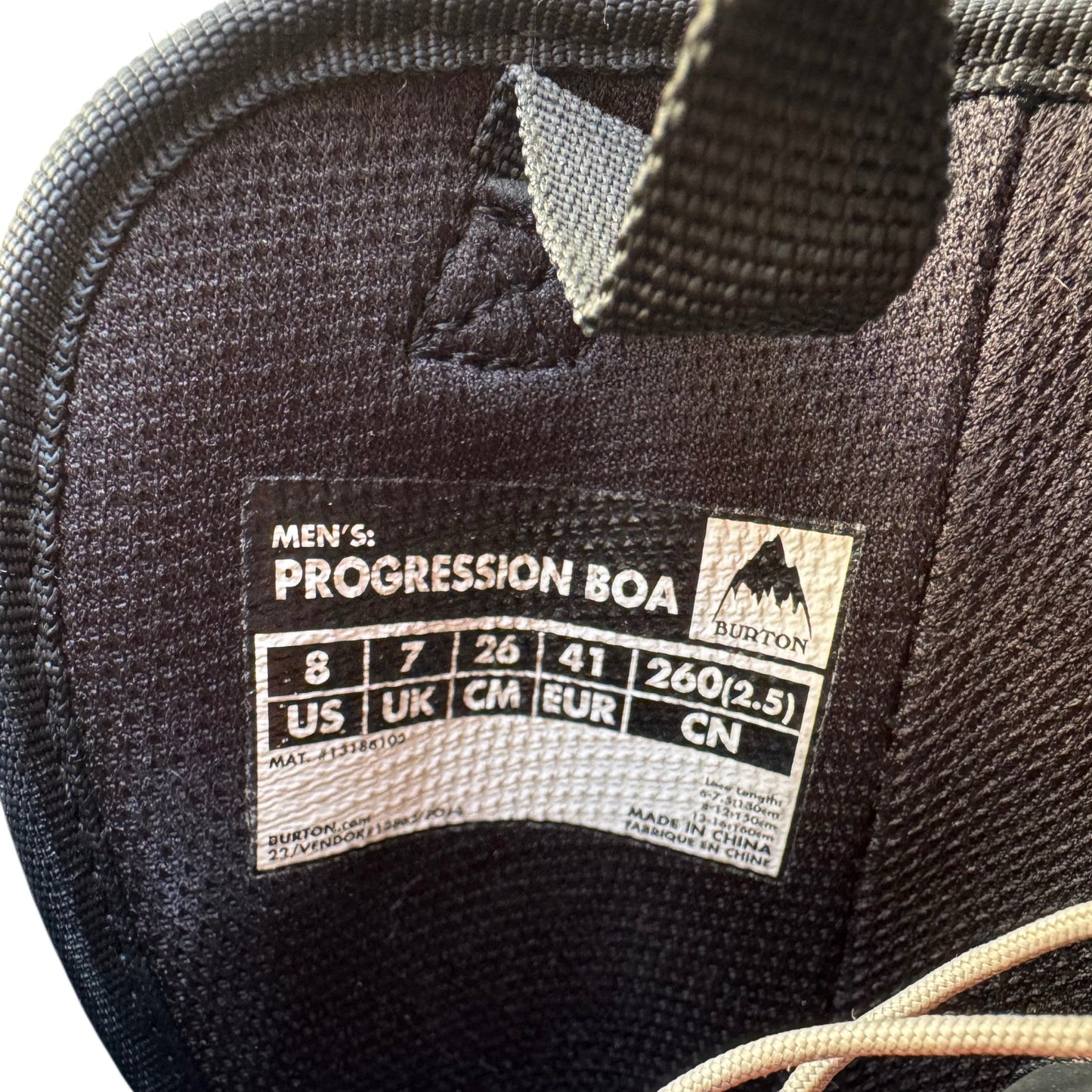 Botas Snowboard 41 / 8US / 26CM Burton BOA