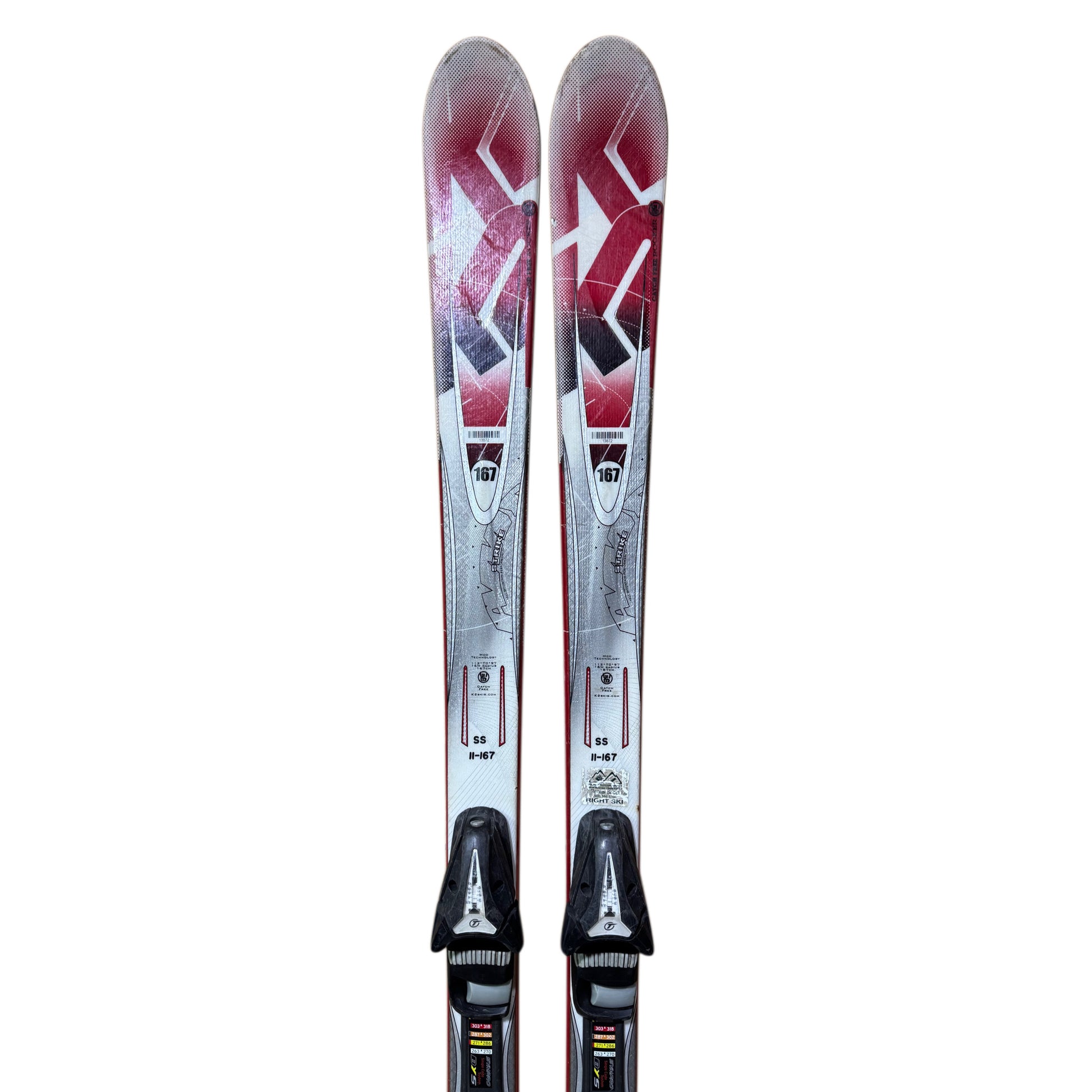 Ski 167 cm K2, usado y preparado en el Taller SnowDrop de Temuco (foto 4 de 6)