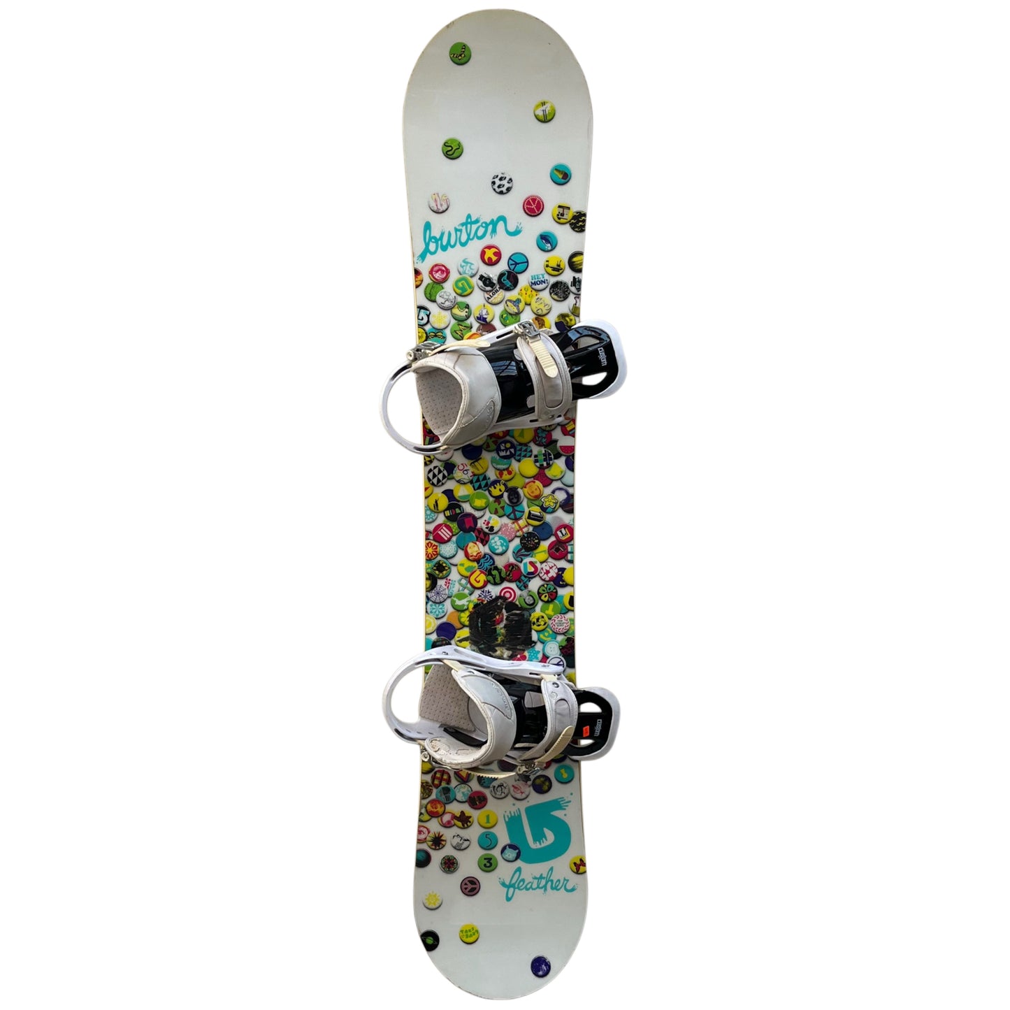 Snowboard 153 cm Burton Feather + Fijaciones Burton Custom