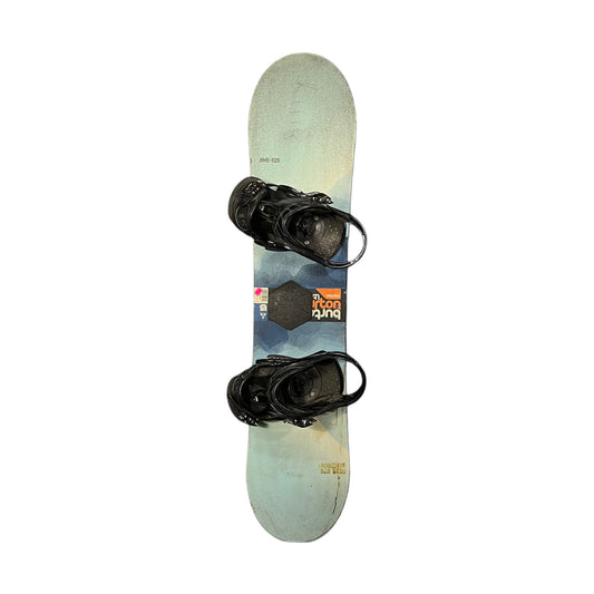 Snowboard 110 cm Burton + fijaciones Burton