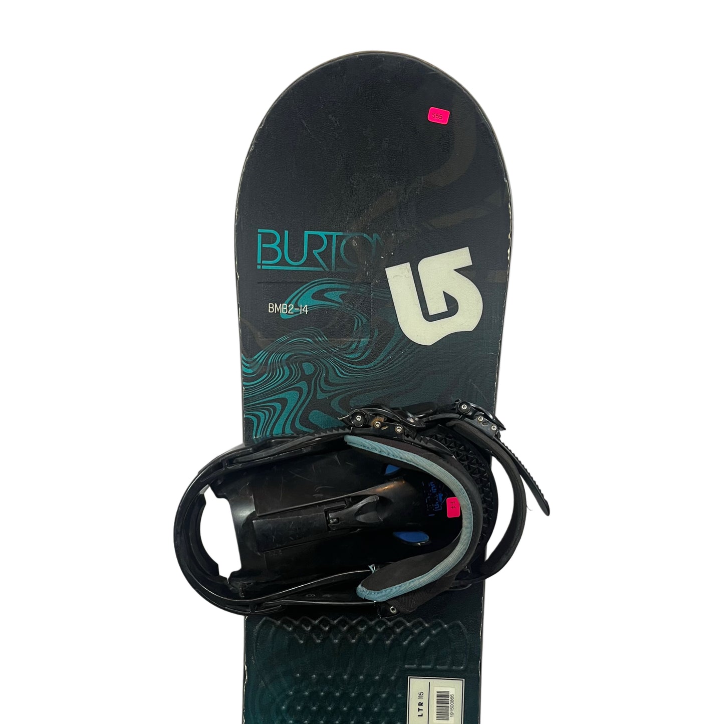 Snowboard 115 cm Burton + fijaciones Burton