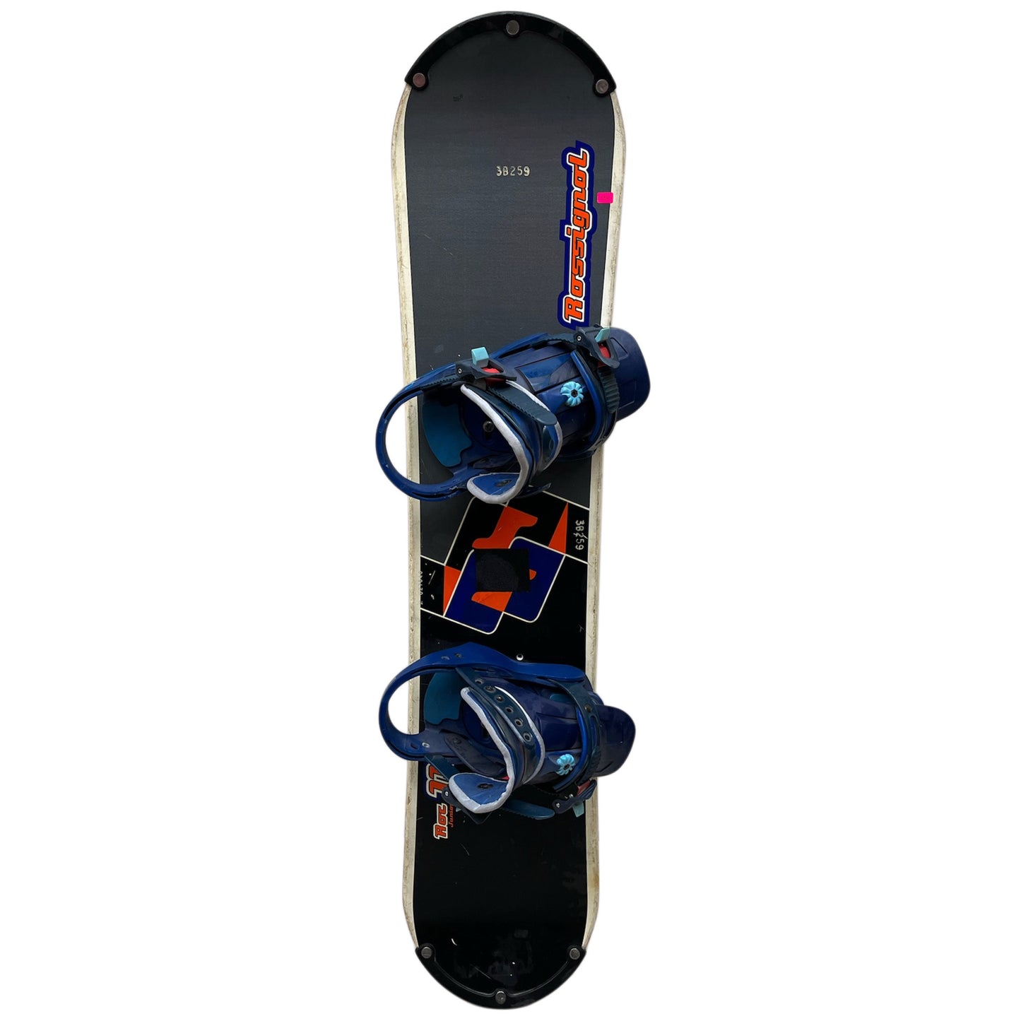 Snowboard 116 cm Rossignol + fijaciones Dynastar
