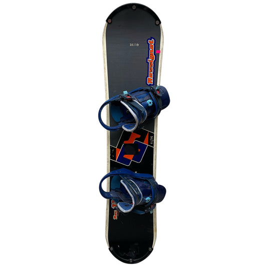Snowboard 116 cm Rossignol + fijaciones Dynastar