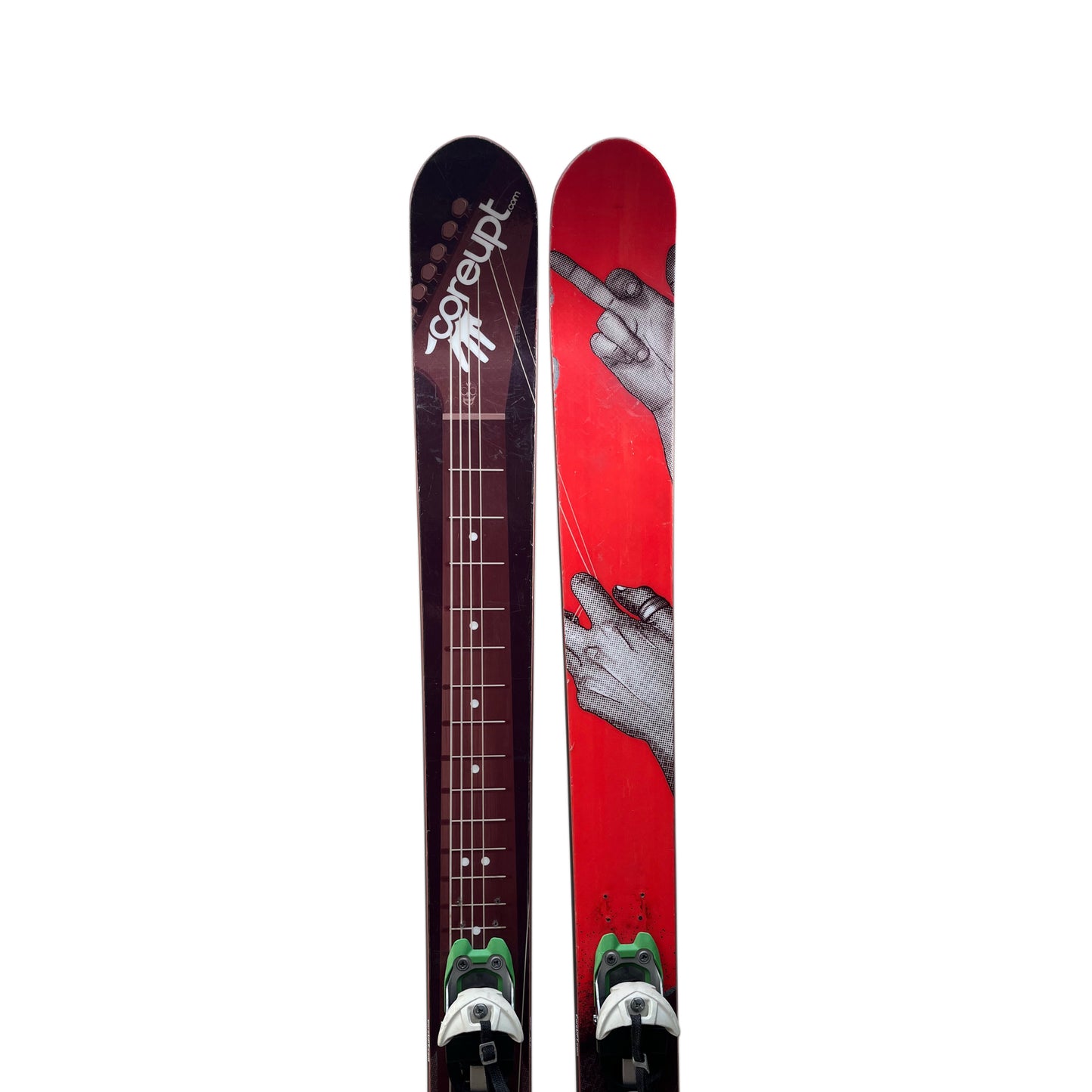 Ski 188 cm CoreUPT Guerlain Chicherit FREERIDE con fijaciones de Randoné y pieles