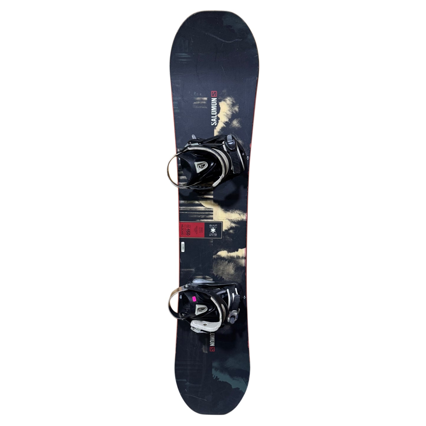 Snowboard 155 cm Salomon + Fijaciones Atomic
