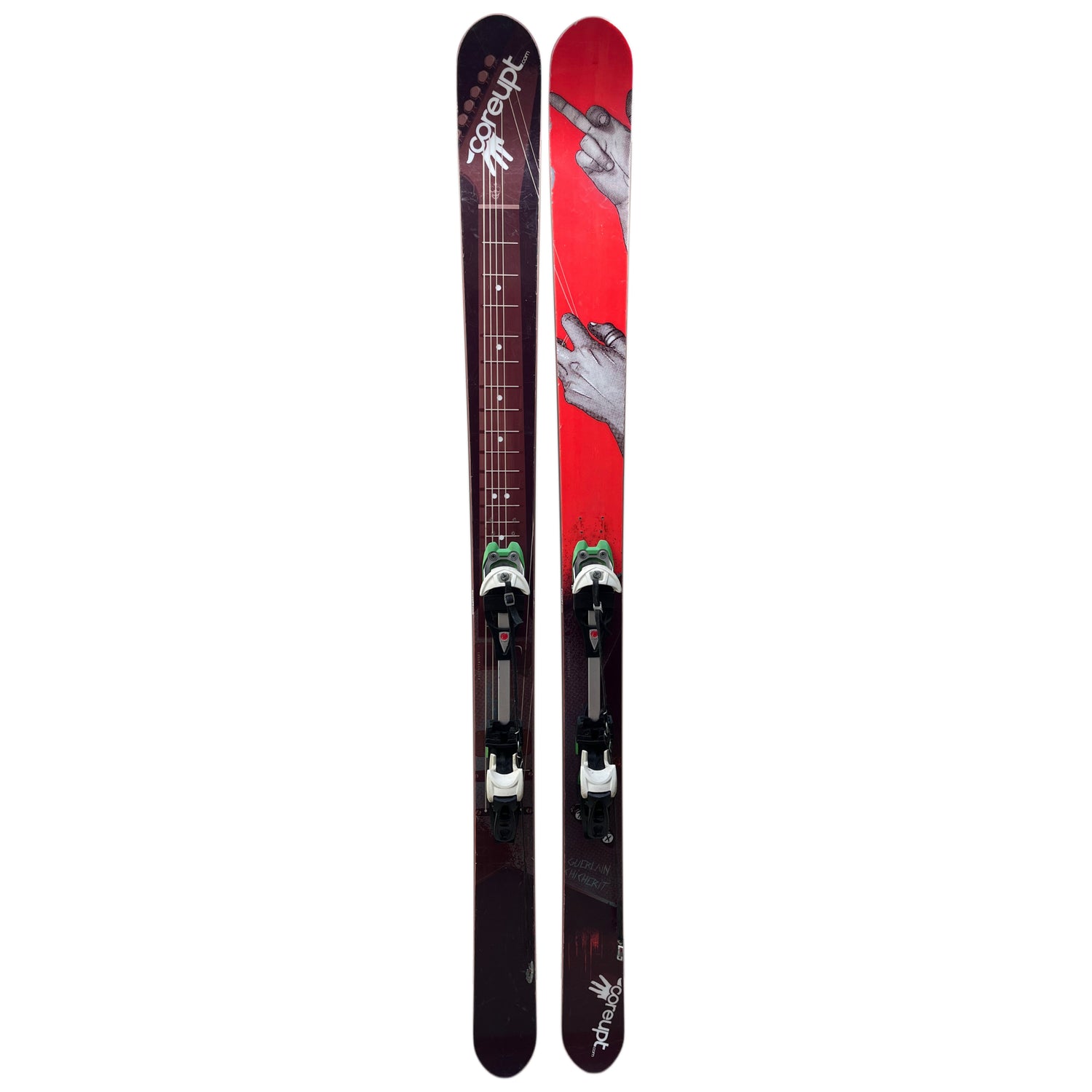 Ski 188 cm CoreUPT Guerlain Chicherit FREERIDE con fijaciones de Randoné y pieles, usado y preparado en el Taller SnowDrop de Temuco (foto 1 de 6)