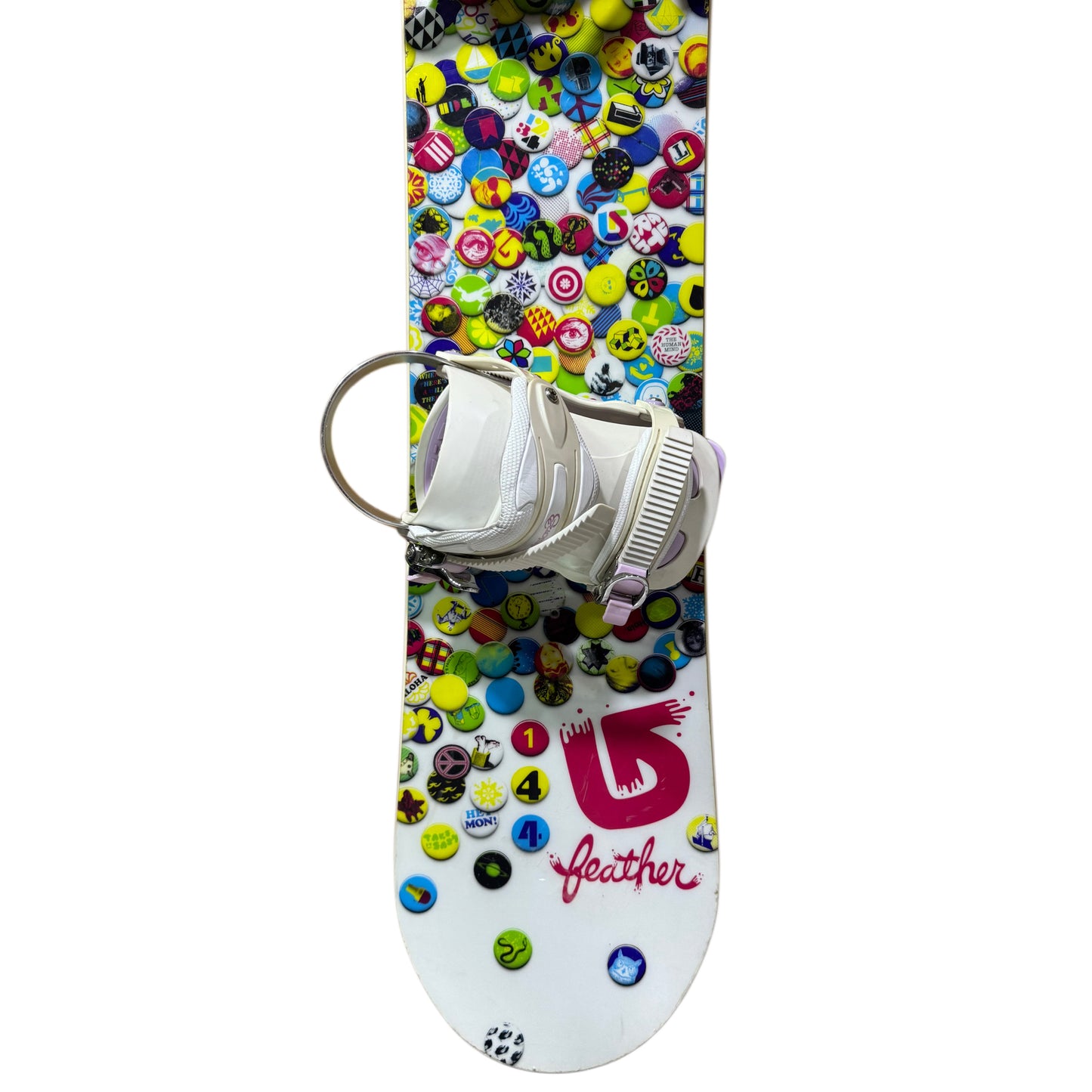 Snowboard 144 cm Burton Feather + Fijaciones