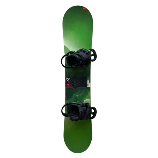 Snowboard 130 cm Burton + Fijaciones, usado y preparado en el Taller SnowDrop de Temuco (foto 1 de 6)