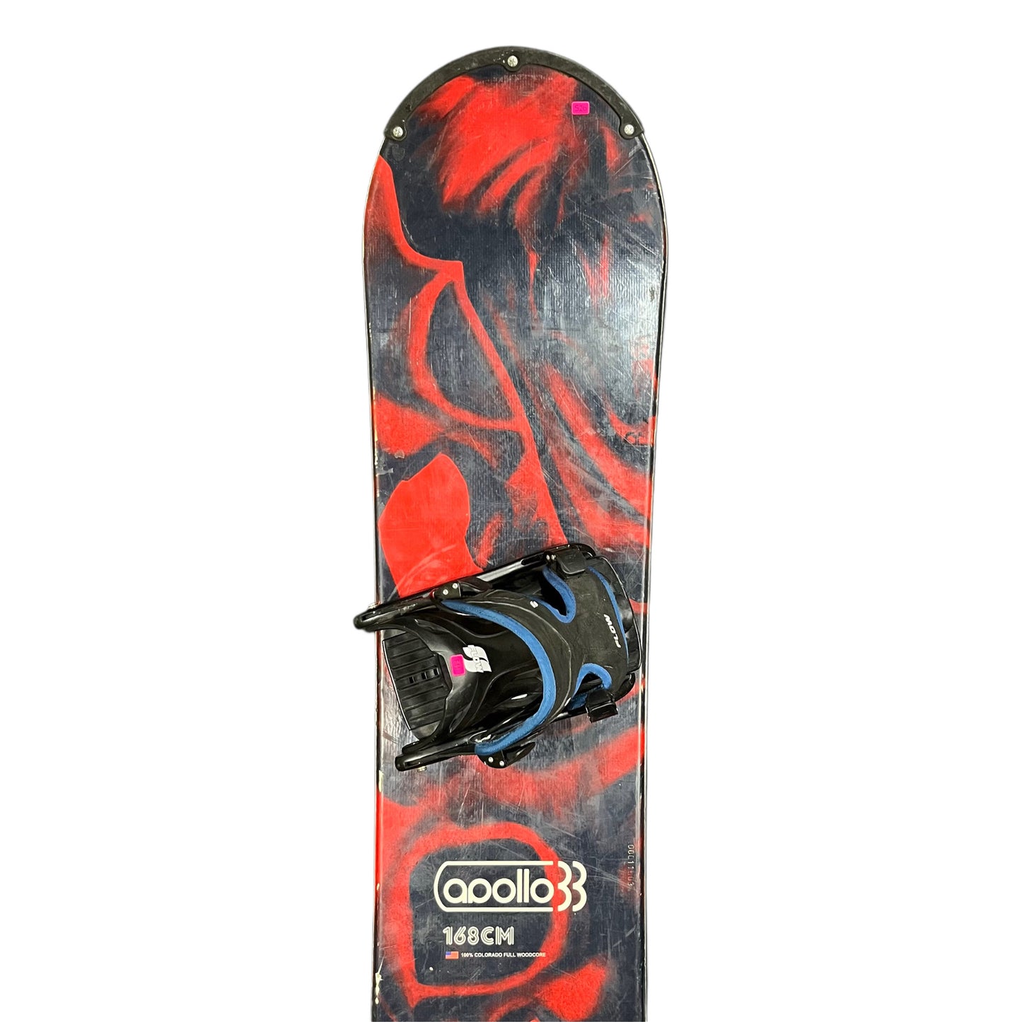 Snowboard 168 cm Apollo + fijaciones Flow Step On