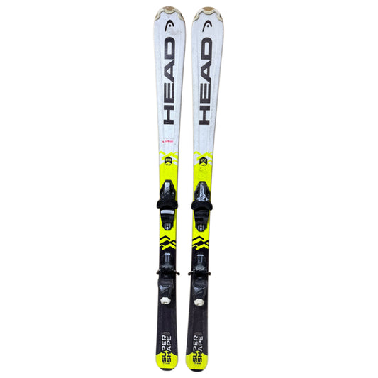 Ski 147 cm HEAD Super Shape fijaciones niño, usado y preparado en el Taller SnowDrop de Temuco (foto 1 de 6)