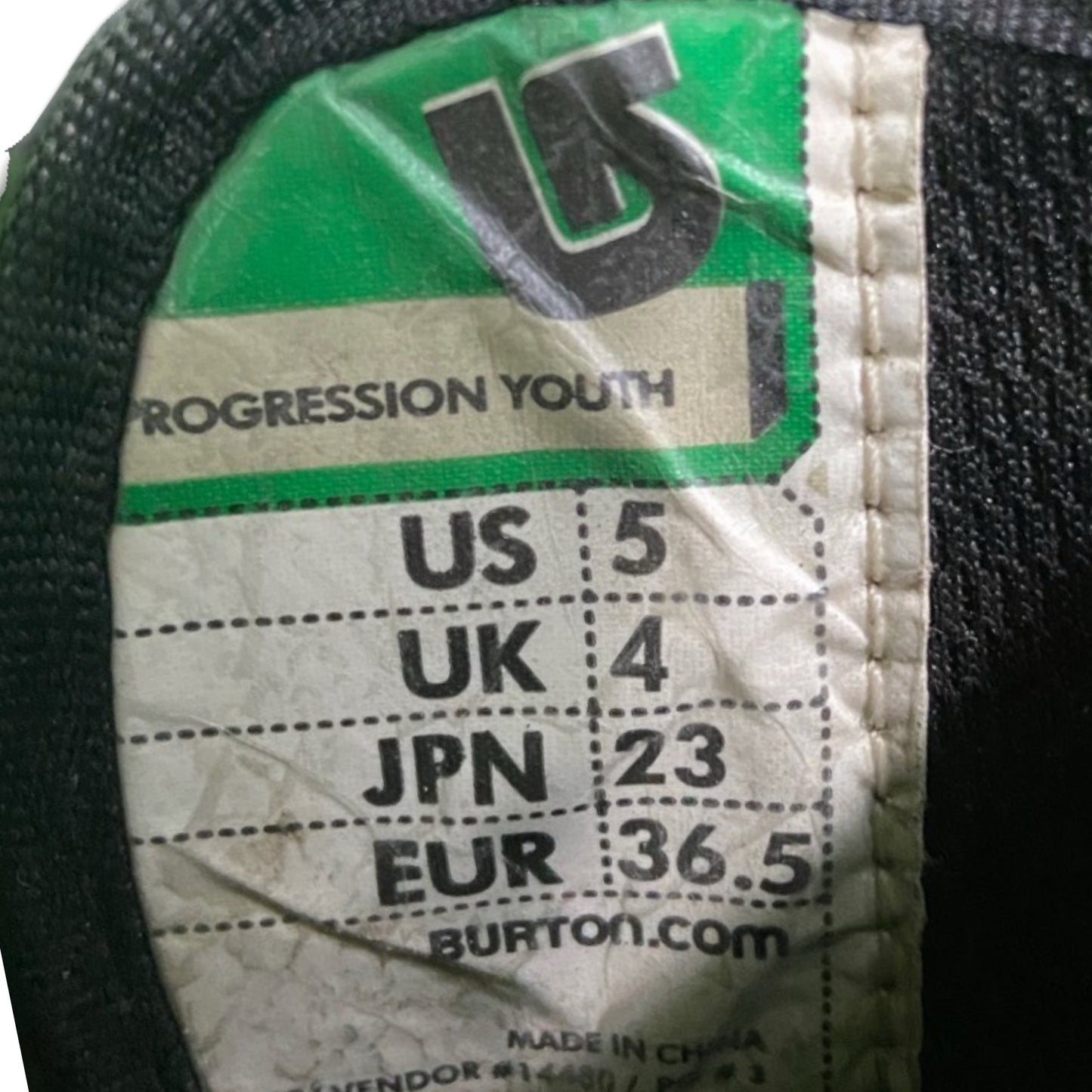 Botas Snowboard 36,5 / 5US / 23CM Burton  Youth