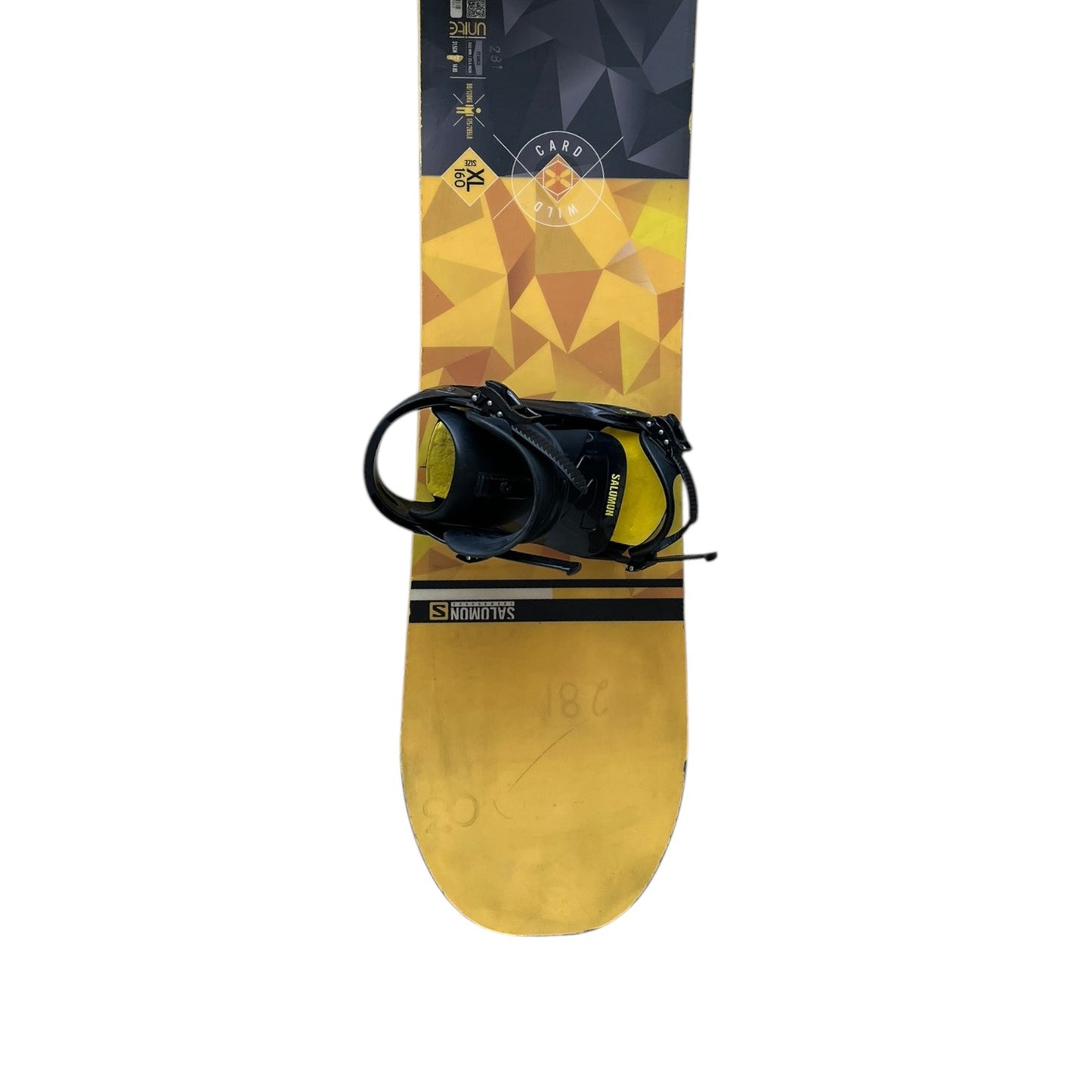 Snowboard 160 cm Salomon Wild Card XL Unite + Fijaciones Salomon