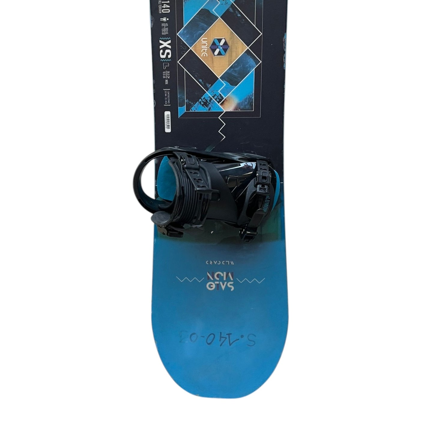 Snowboard 140 cm Salomon Wild Card Unite + Fijaciones Salomon