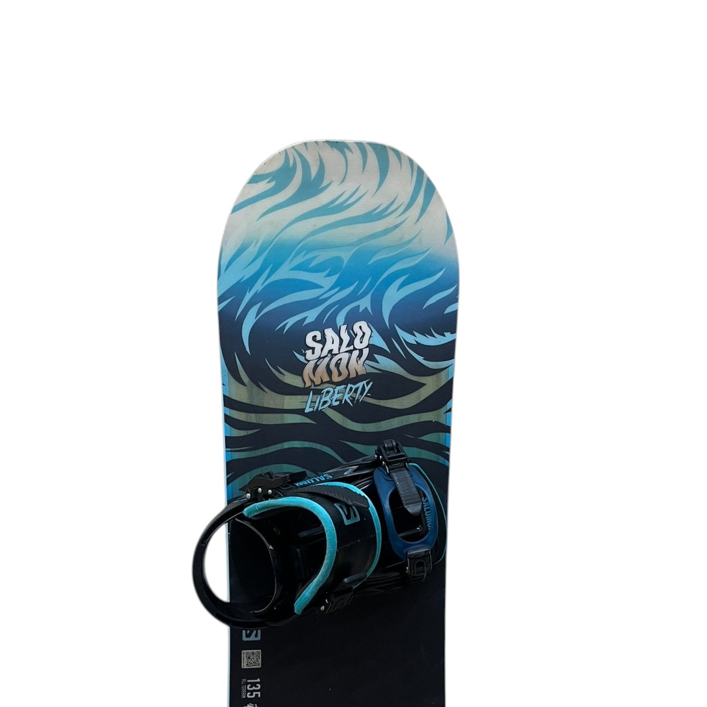 Snowboard 135 cm Salomon Liberty Unite + Fijaciones Salomon
