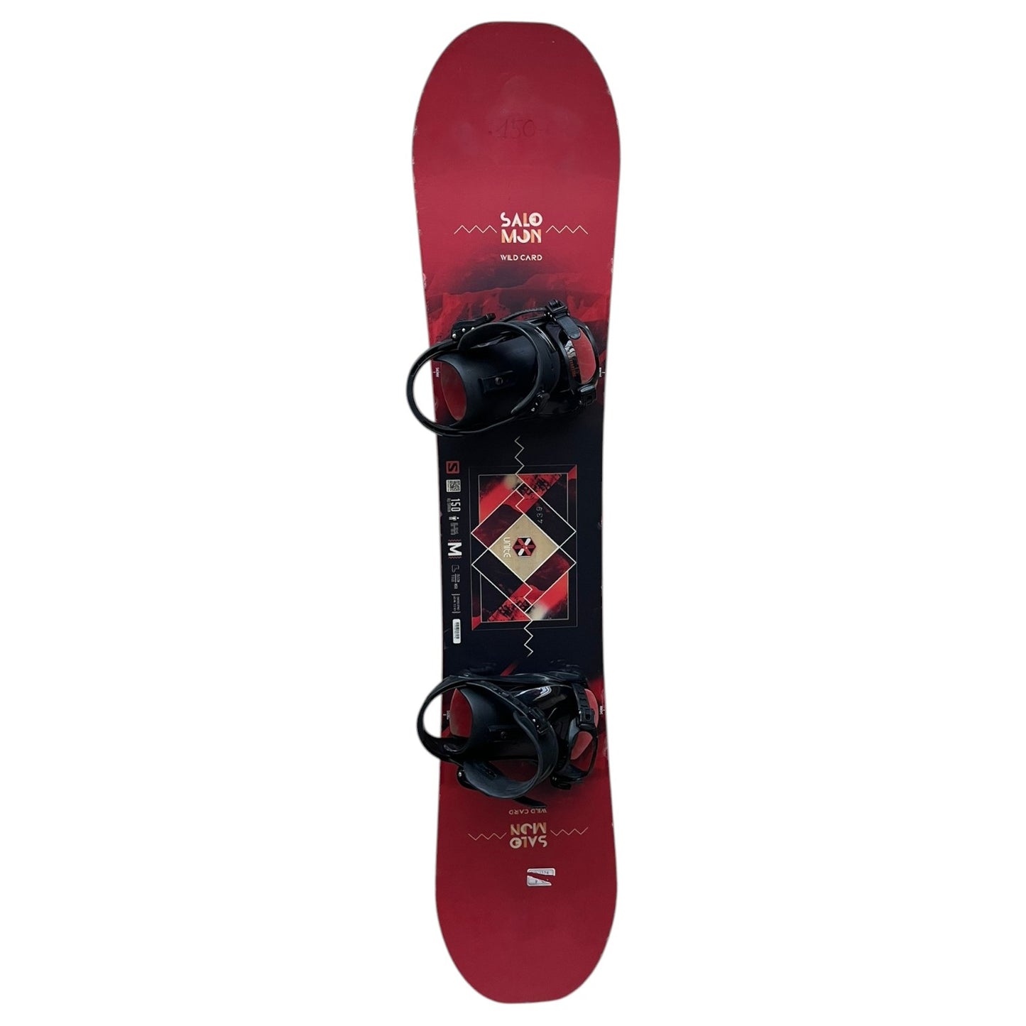 Snowboard 150 cm Salomon Wild Card Unite + Fijaciones Salomon