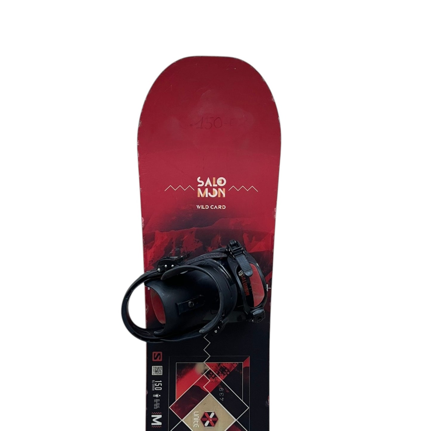 Snowboard 150 cm Salomon Wild Card Unite + Fijaciones Salomon