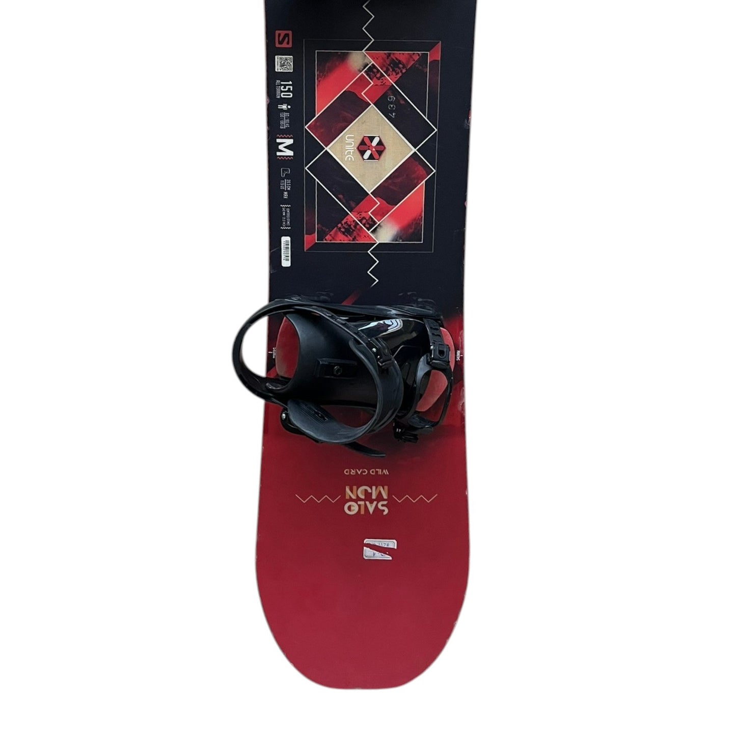 Snowboard 150 cm Salomon Wild Card Unite + Fijaciones Salomon