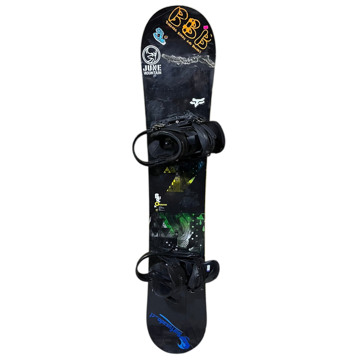 Snowboard 157 cm Burton Operator Wide + Fijaciones Burton Mission (Tabla con DETALLE), usado y preparado en el Taller SnowDrop de Temuco (foto 1 de 6)