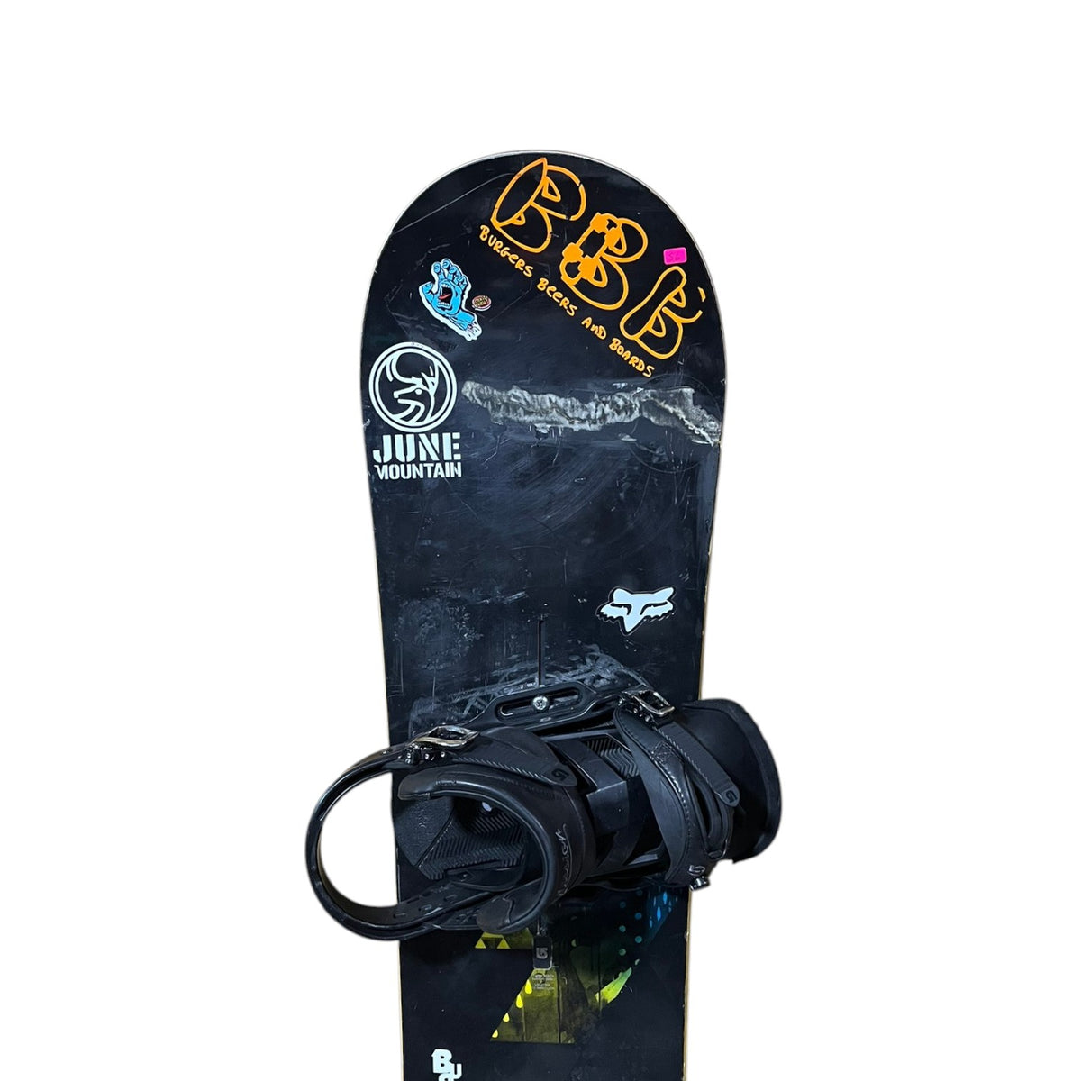 Snowboard 157 cm Burton Operator Wide + Fijaciones Burton Mission (Tabla con DETALLE), usado y preparado en el Taller SnowDrop de Temuco (foto 3 de 6)